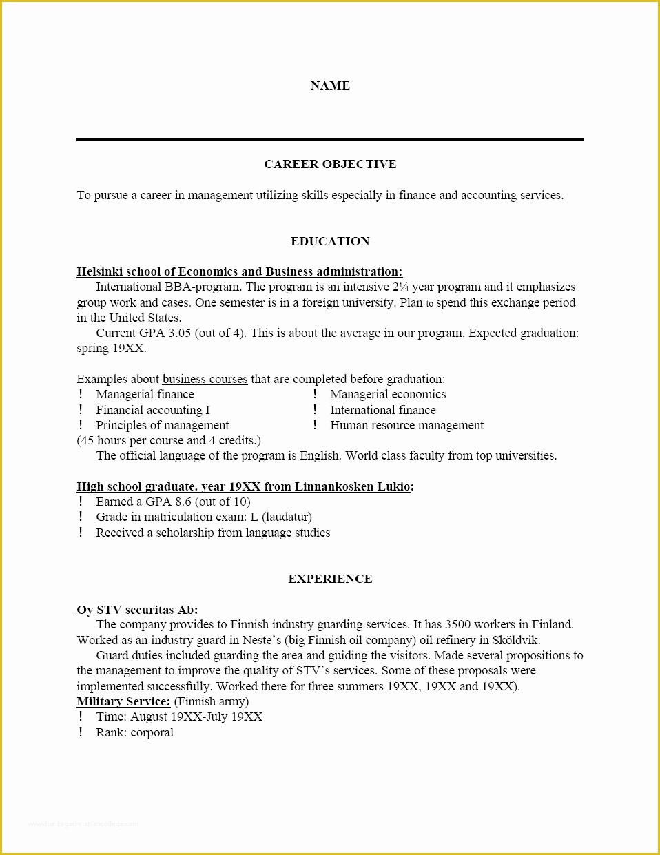 How to Write A Resume Template Free Of 021a3 Resume Templates