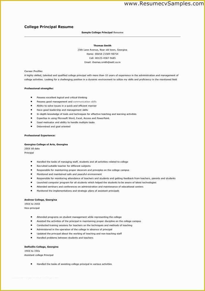 How to Write A Resume Template Free Of How to Write A Resume for College