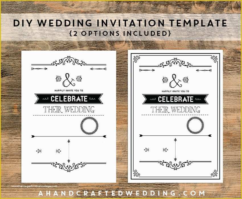 Hp Photo Templates Free Of Diy Wedding Invitations Templates
