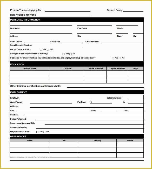 Hr Documents Templates Free Of 10 Sample Employee form Templates to Download for Free