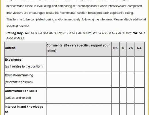 Hr Documents Templates Free Of 13 Hr Evaluation forms Hr Templates