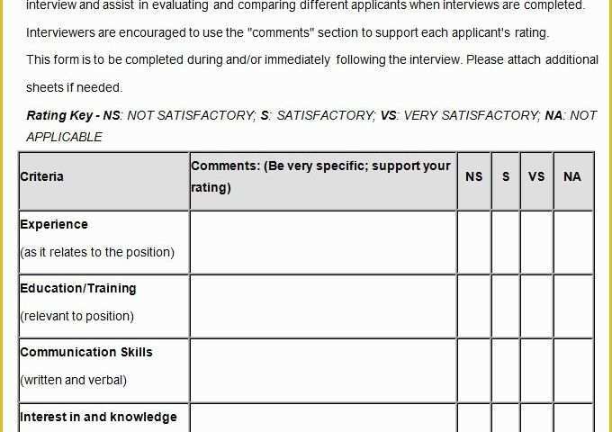 Hr Documents Templates Free Of 13 Hr Evaluation forms Hr Templates