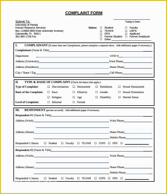 hr-documents-templates-free-of-23-hr-plaint-forms-free-sample-example