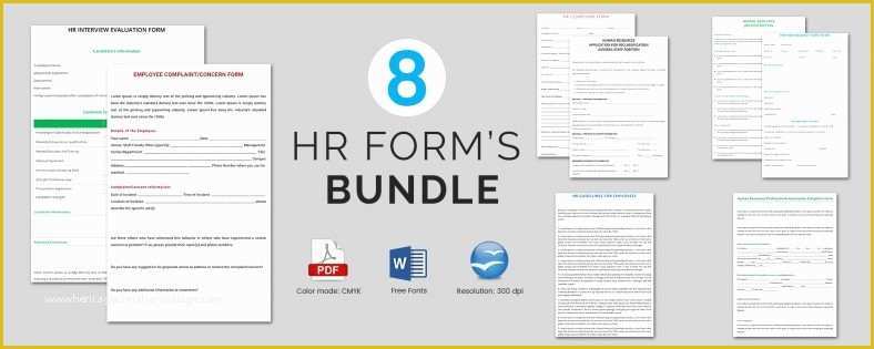 Hr Documents Templates Free Of 8 Free Hr forms & Template Freebies