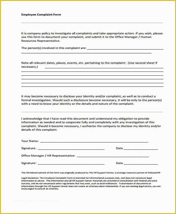 Hr Documents Templates Free Of Hr forms In Pdf