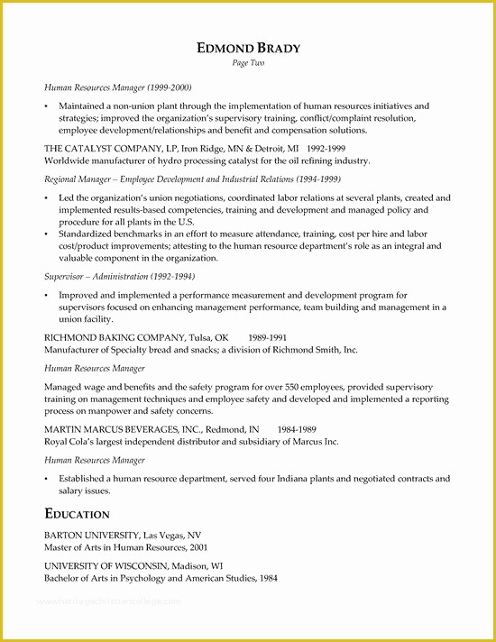 Hr Resume Templates Free Of Hr Executive Projects to Try Pinterest