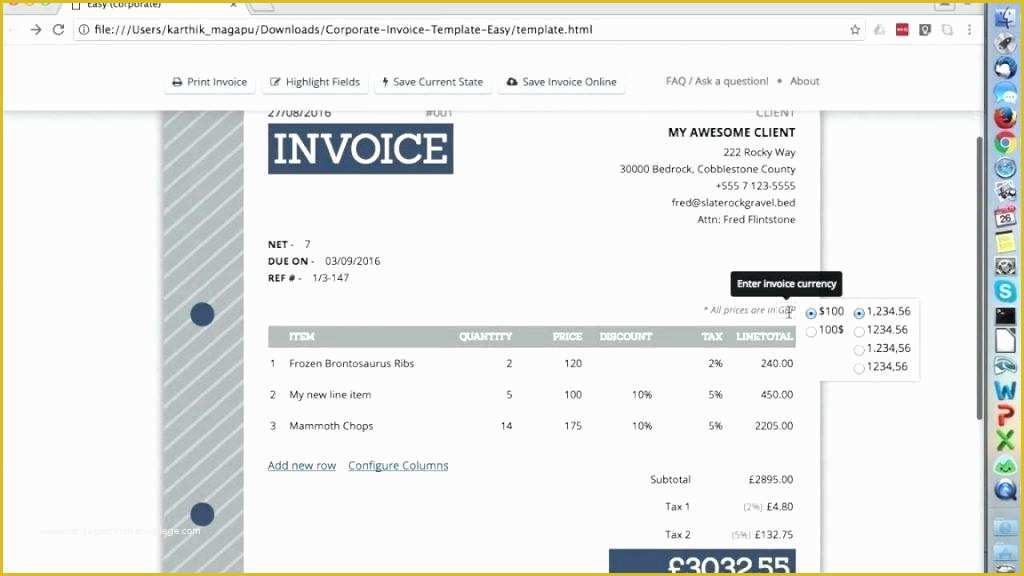 Html and Css Templates with source Code Free Download Of Blue Blank Invoice Template Design Blank Invoice Templates