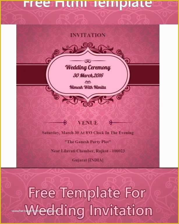 Html Email Invitation Templates Free Of HTML Email Invitation Template Email Invitation Template