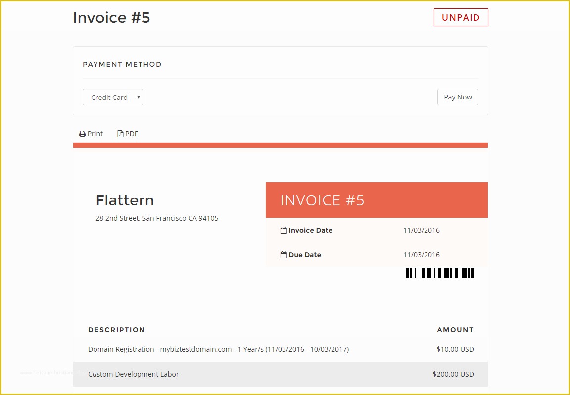 Html Invoice Template Free Download Of Responsive HTML Invoice Template Resume Templates Free