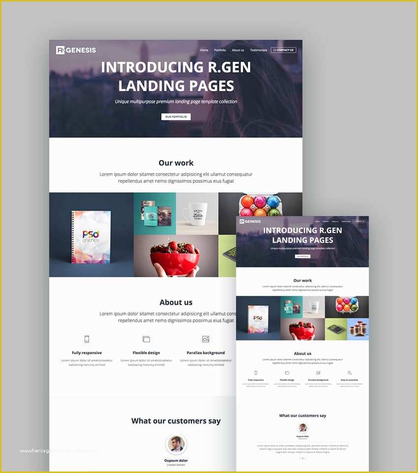 Html Landing Page Templates Free Of 18 Best Responsive HTML5 Landing Page Templates 2018