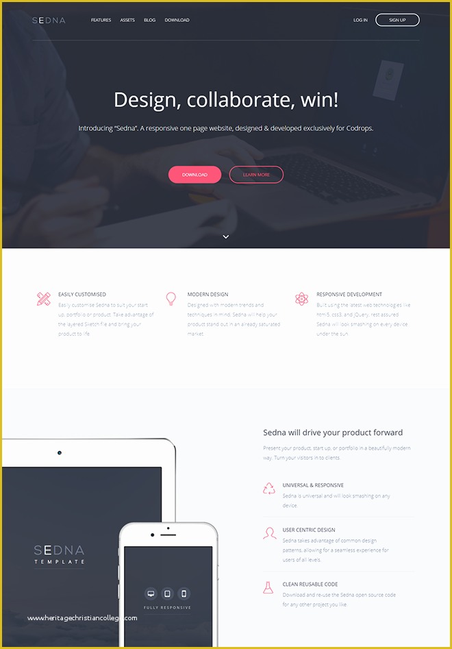 Html Landing Page Templates Free Of 20 Free HTML Landing Page Templates Built with HTML5 and