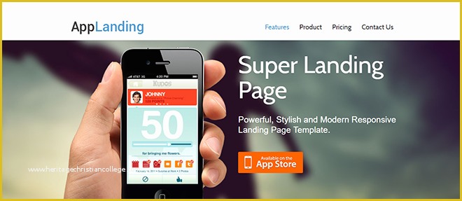 Html Landing Page Templates Free Of 20 Free HTML Landing Page Templates Built with HTML5 and