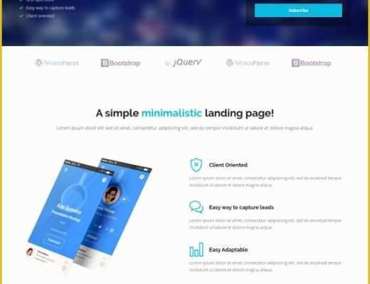 Html Landing Page Templates Free Of 30 HTML5 Landing Page themes &amp; Templates