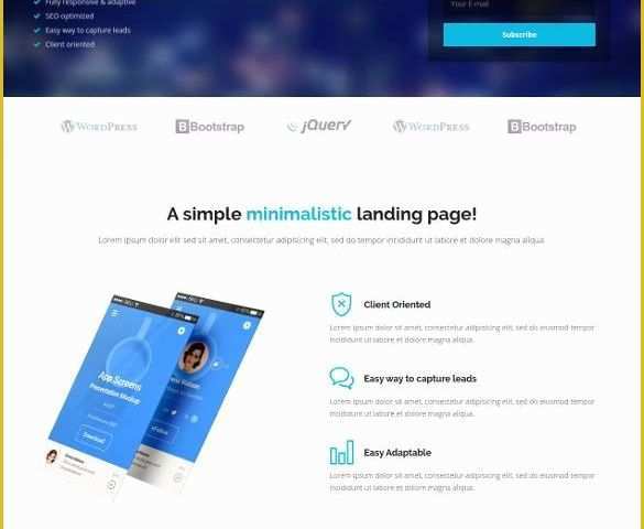 Html Landing Page Templates Free Of 30 HTML5 Landing Page themes &amp; Templates