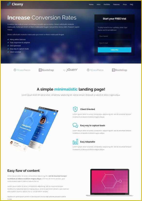 Html Landing Page Templates Free Of 30 HTML5 Landing Page themes &amp; Templates