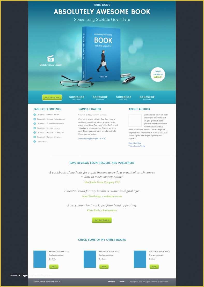 Html Landing Page Templates Free Of Ebook Landing Page Templates & themes