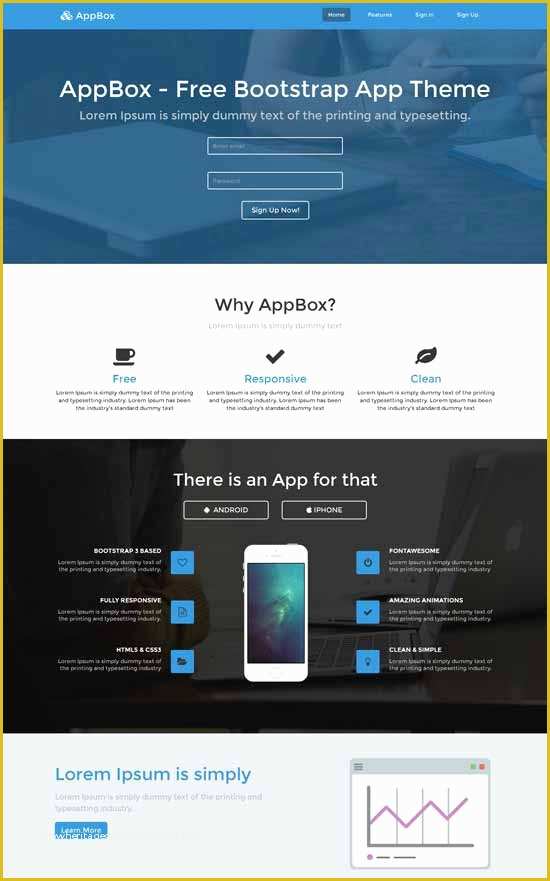 Html Landing Page Templates Free Of Free Landing Page Templates