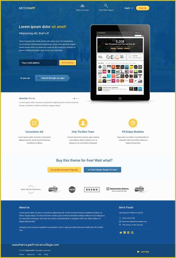 Html Landing Page Templates Free Of Fresh Free Psd Website Templates Freebies