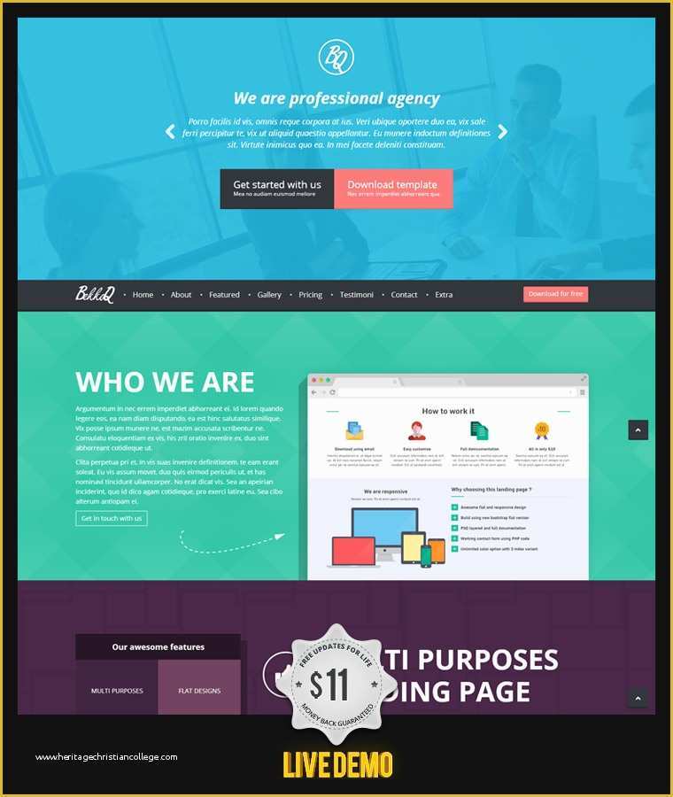 Html Landing Page Templates Free Of HTML Landing Page Template for Marketing Bekkoq Wp