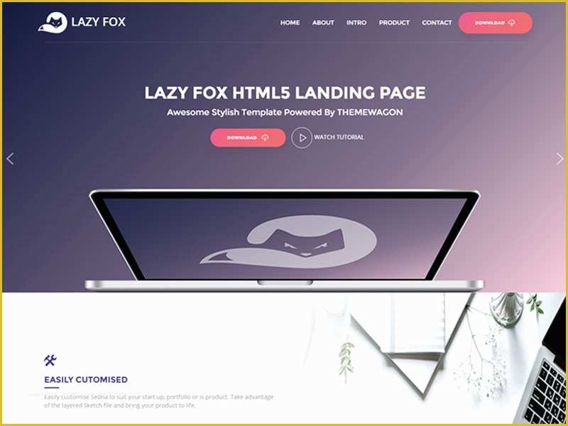 Html Landing Page Templates Free Of Rain Free Responsive HTML5 App Landing Page Template