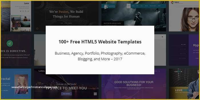 Html Personal Website Templates Free Of 100 Free HTML5 Website Templates for Instant Site Launching