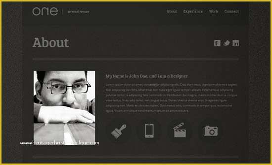 Html Personal Website Templates Free Of 7 HTML Css Personal Website Templates Free Download