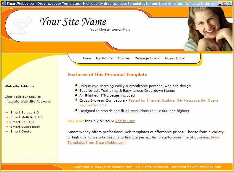 Html Personal Website Templates Free Of Personal Website Templates