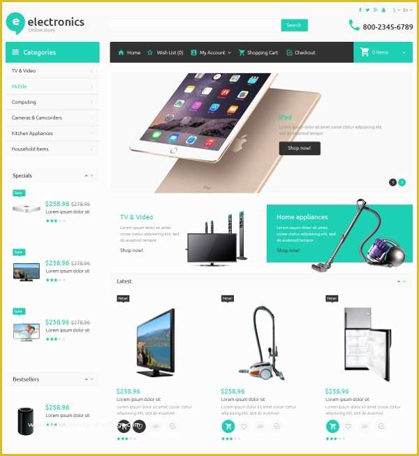 Html Template for Ecommerce Site Free Download Of 19 E Merce Bootstrap themes & Templates