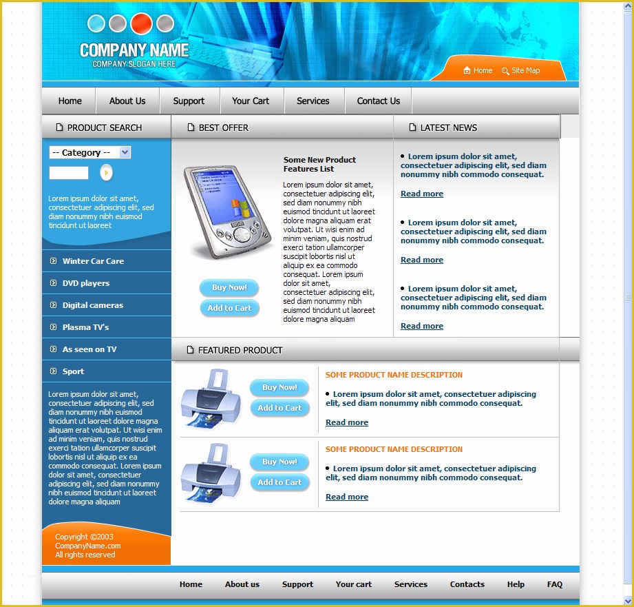 Html Web Templates Free Download Of Download Free HTML Templates