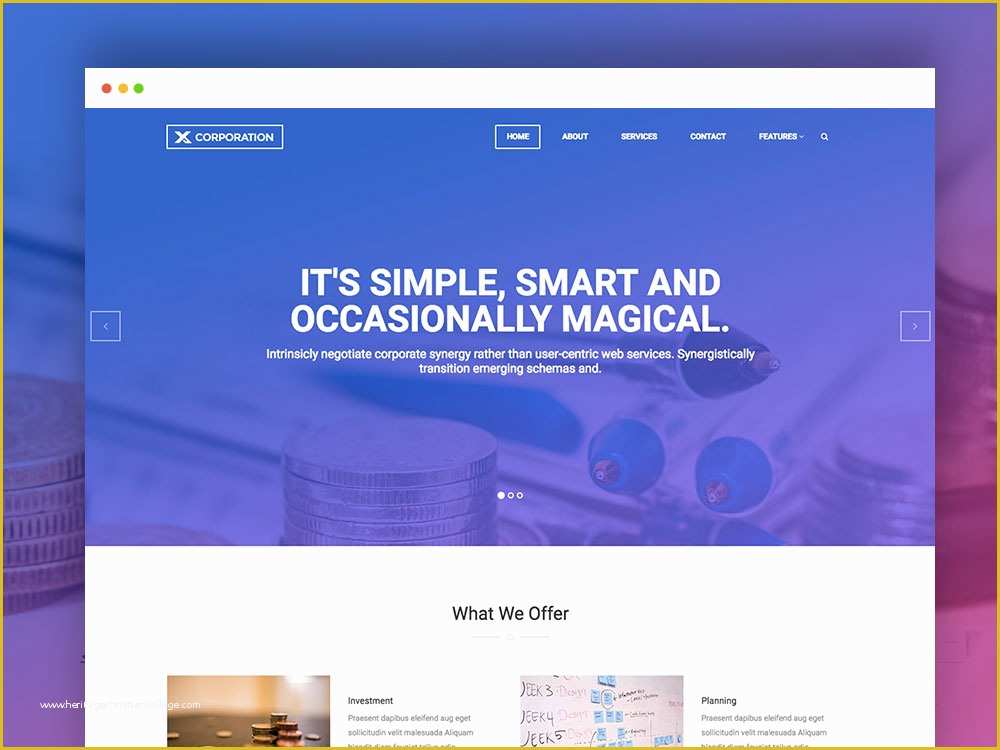 Html Web Templates Free Download Of X Corporation Best Free Bootstrap HTML Template Uicookies