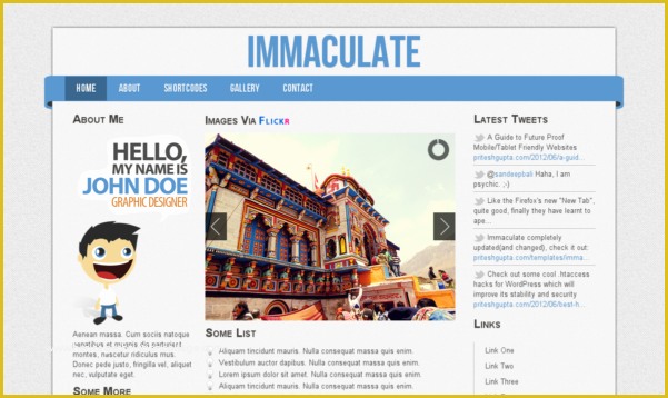 Html5 Blog Template Free Of Free HTML5 Css3 HTML5 Template Immaculate 2