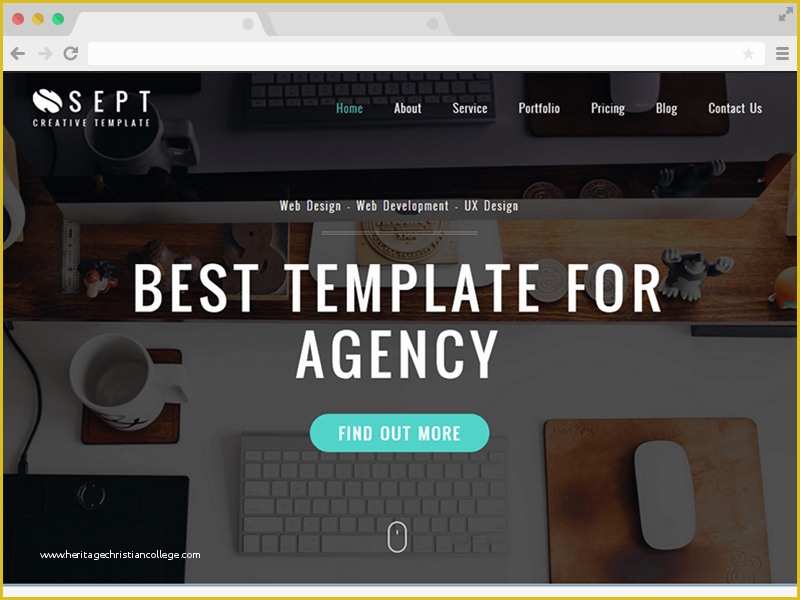 Html5 Blog Template Free Of Sept Free Responsive Corporate Agency HTML5 Template