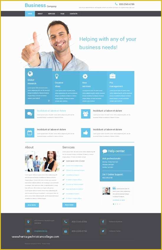 Html5 Business Website Templates Free Download Of 250 Free Responsive HTML5 Css3 Website Templates