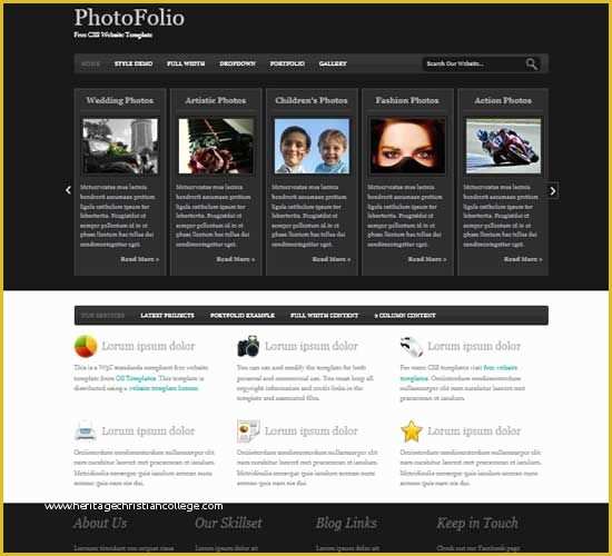 Html5 Business Website Templates Free Download Of Photography Portfolio Website Free Free Portfolio 5