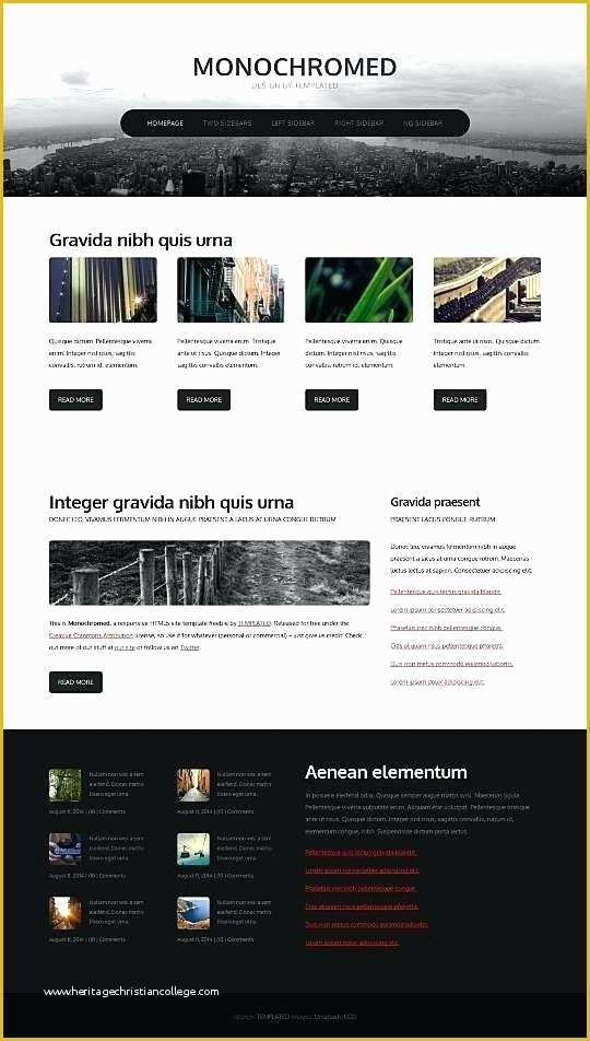 Html5 Business Website Templates Free Download Of Spore Free Masonry Blog Template Site Templates HTML5