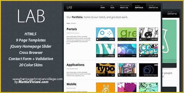 Html5 Portfolio Template Free Of 54 Beautiful HTML5 Portfolio Website Templates