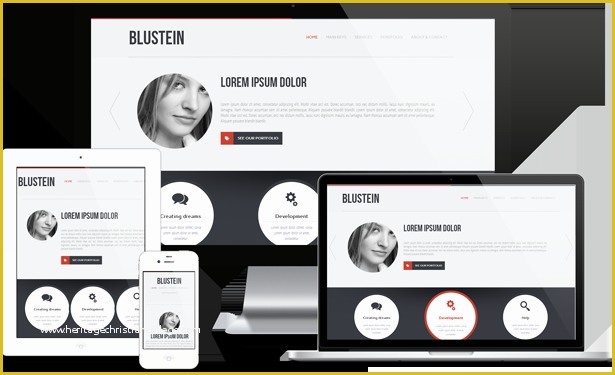 Html5 Portfolio Template Free Of Blustein Responsive HTML5 Portfolio Template Site