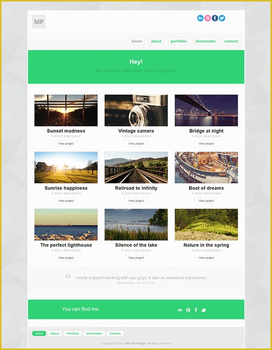 Html5 Portfolio Template Free Of Minimal HTML5 Portfolio Template by Pixelsmarket On Deviantart