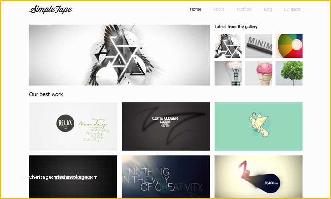 Html5 Portfolio Website Templates Free Download Of 25 Free HTML5 Templates Designgrapher