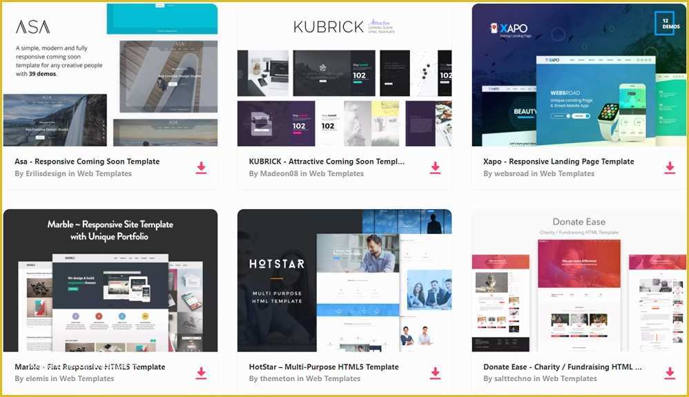 Html5 Portfolio Website Templates Free Download Of 50 Free Responsive HTML5 Web Templates for 2019