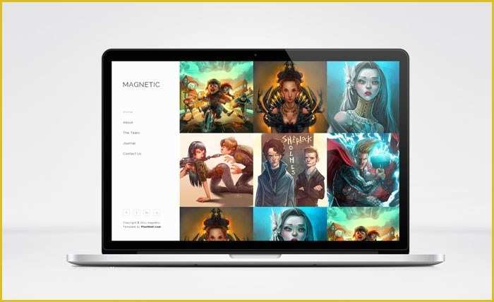 Html5 Portfolio Website Templates Free Download Of Magnetic – Free HTML5 Responsive Portfolio Web Template