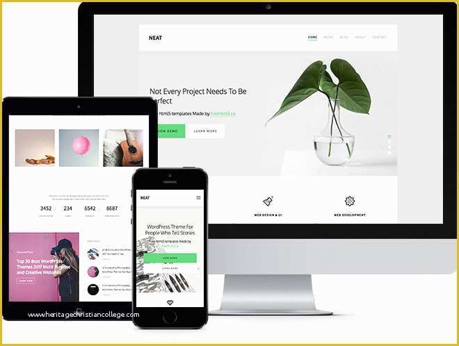 Html5 Portfolio Website Templates Free Download Of Neat Free HTML5 Bootstrap Website Template for Portfolio