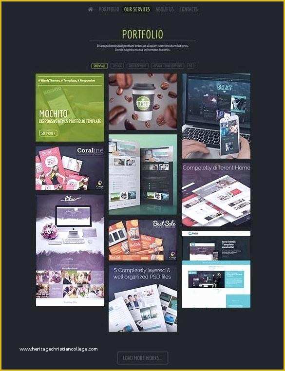 Html5 Portfolio Website Templates Free Download Of Parallax Website Template Free Download High Quality HTML5