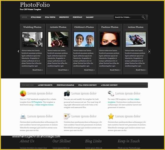 Html5 Portfolio Website Templates Free Download Of Photography Portfolio Website Free Free Portfolio 5