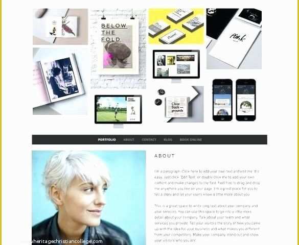 Html5 Portfolio Website Templates Free Download Of Portfolio Template Free Easy Free Bootstrap Template for
