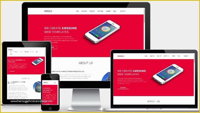 Html5 Responsive Templates Free Download Of Unique HTML5 Responsive Template Webthemez