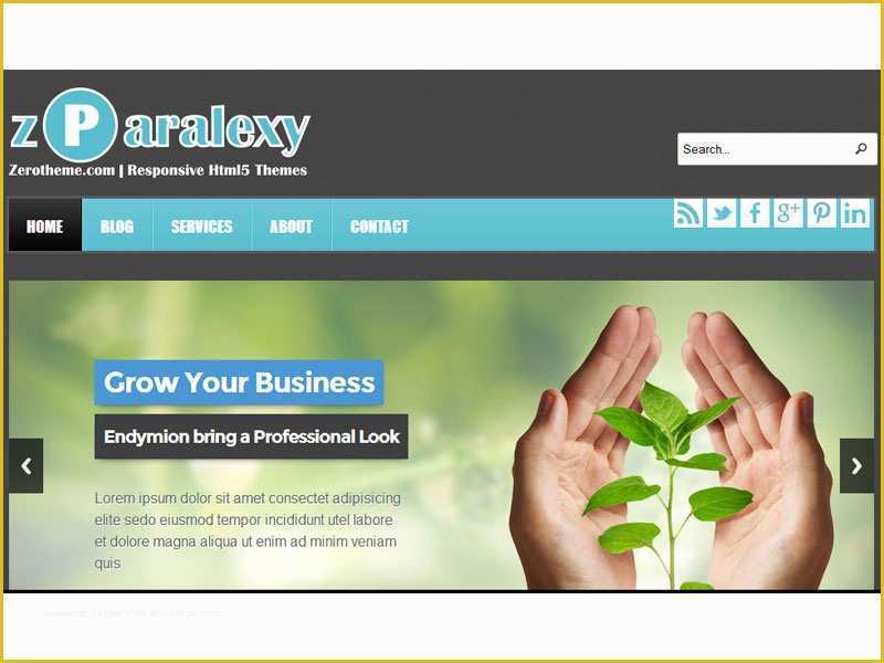 Html5 Responsive Templates Free Download Of Zparalexy Free Responsive HTML5 Template