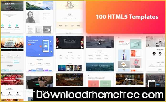 Html5 Template Free 2017 Of 100 Template Collection 2017 – HTML5 Templates In E Pack