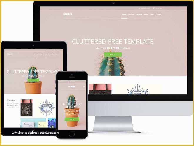 Html5 Template Free 2017 Of Render Free HTML5 Bootstrap Template