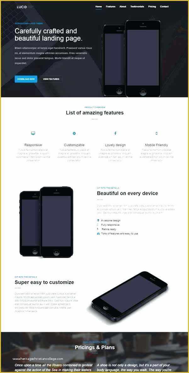 Html5 Template Free 2017 Of Responsive Free Website Templates Sample HTML5 Basic